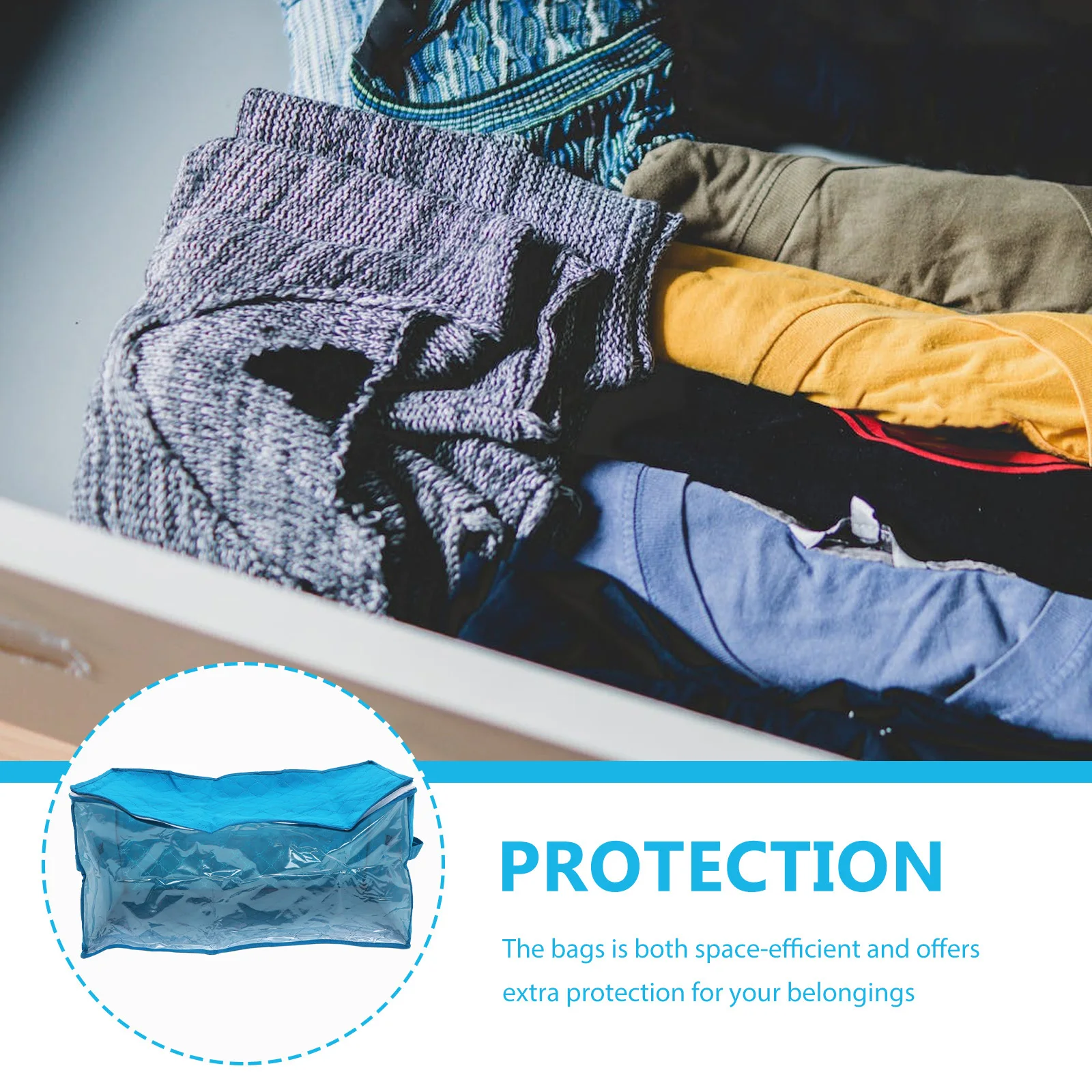 

Extra Large Non woven Fabric Storage Bag Foldable Clothes ganizer Toy Closet Blanket Container Travel Essential