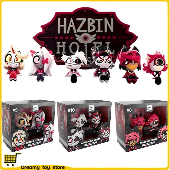 

New 4.5inch Hazbin Hotel Action Figure Alastor Game Figure Collectible Model Toy Peripherals Desktop Ornament Boy Birthday Gift