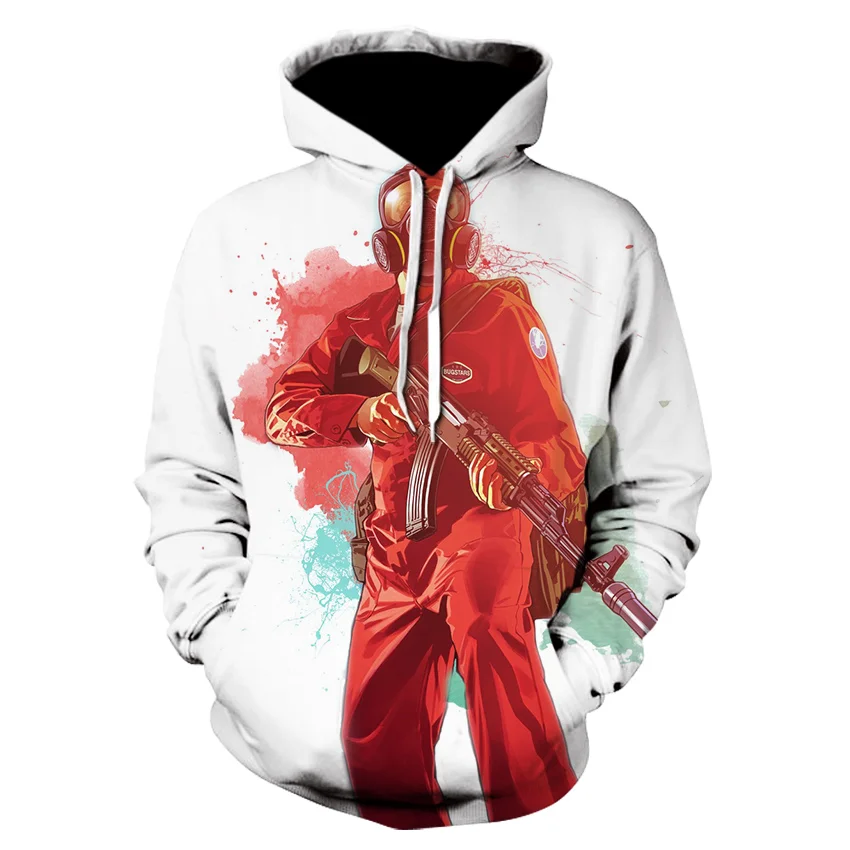 Hoodies Grand Theft Auto GTA 5 3D Print Sweatshirts Boy Girl Hooded Sweatshirts Kids Fashion Cartoons Pullovers Tracksuits Coat