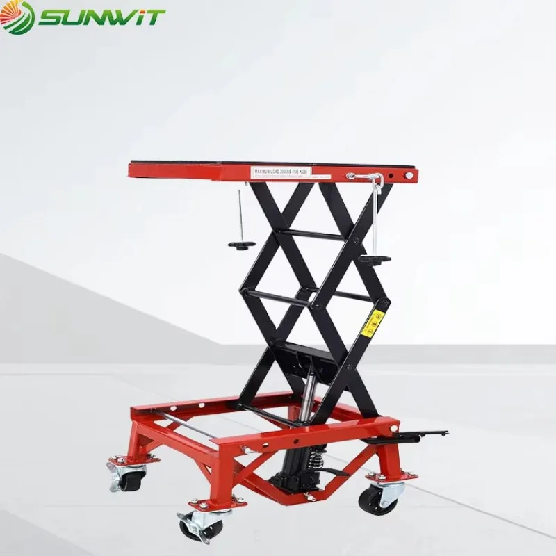 

XMSJ 500 кг Передвижная ручная тележка-ножничный подъемник с роликовым механизмом