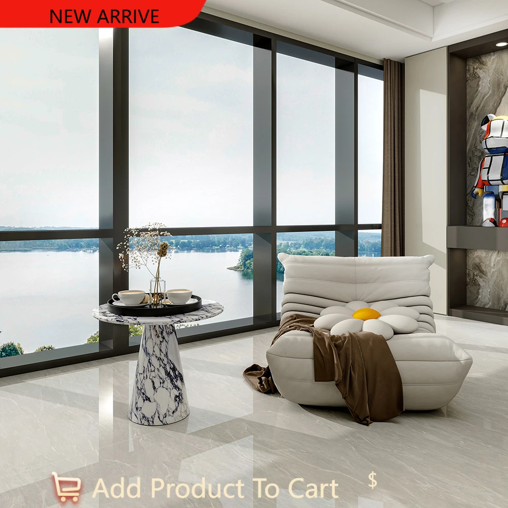 

Marble Balcony Table Sofa Small Edge Small Table Round Table Creative Movable G1218