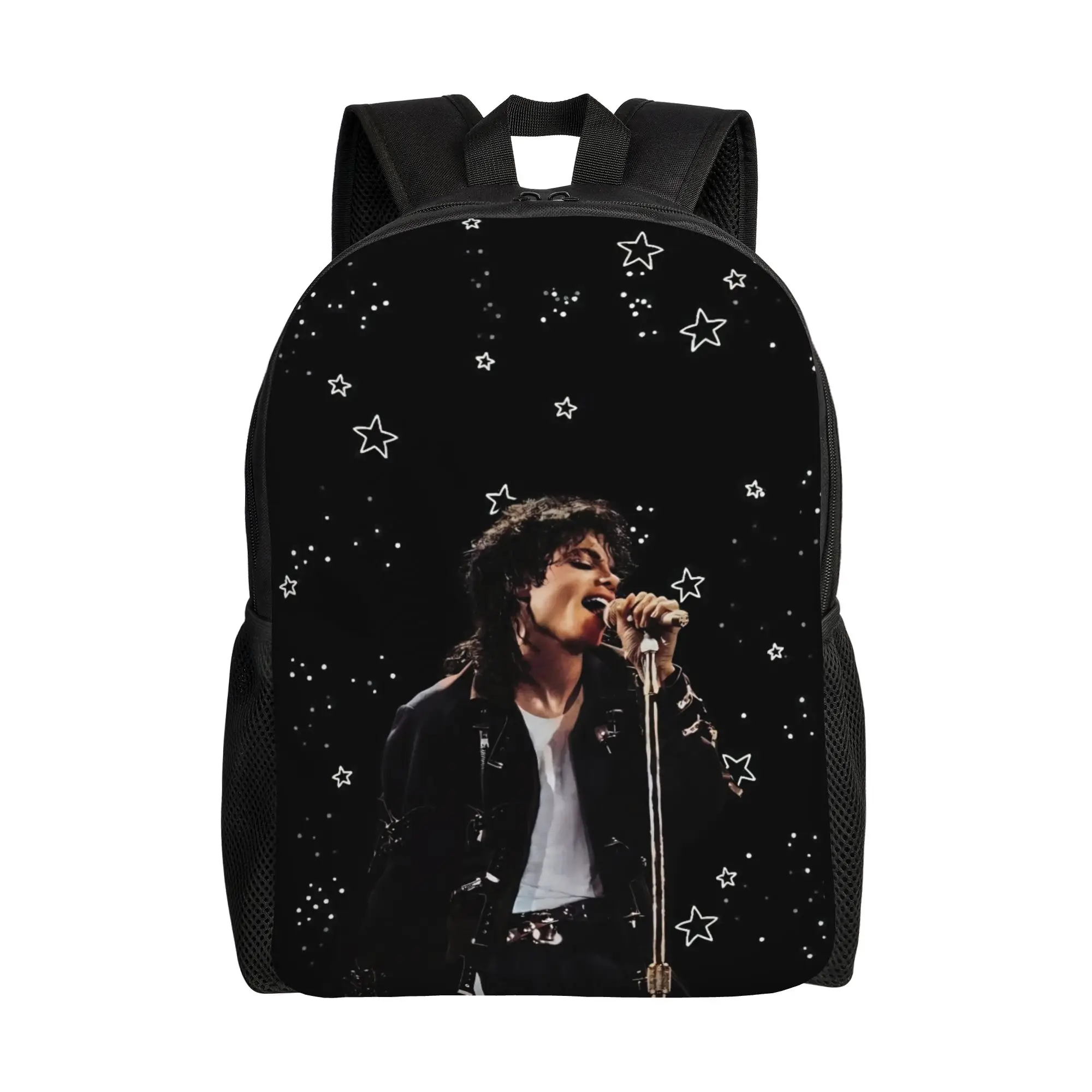 Michaels Jacksons Backpack for Men Women Teenage High School Business Daypack  Laptop Canvas Bags Durable