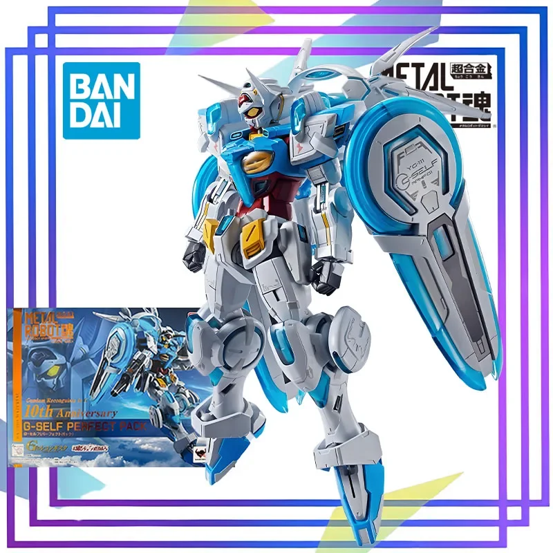 

BANDAI Original METAL ROBOT Series 《G-Self Gundam (идеальный рюкзак)》Аниме Фигурка Сборка Модель Игрушки Коллекционная модель