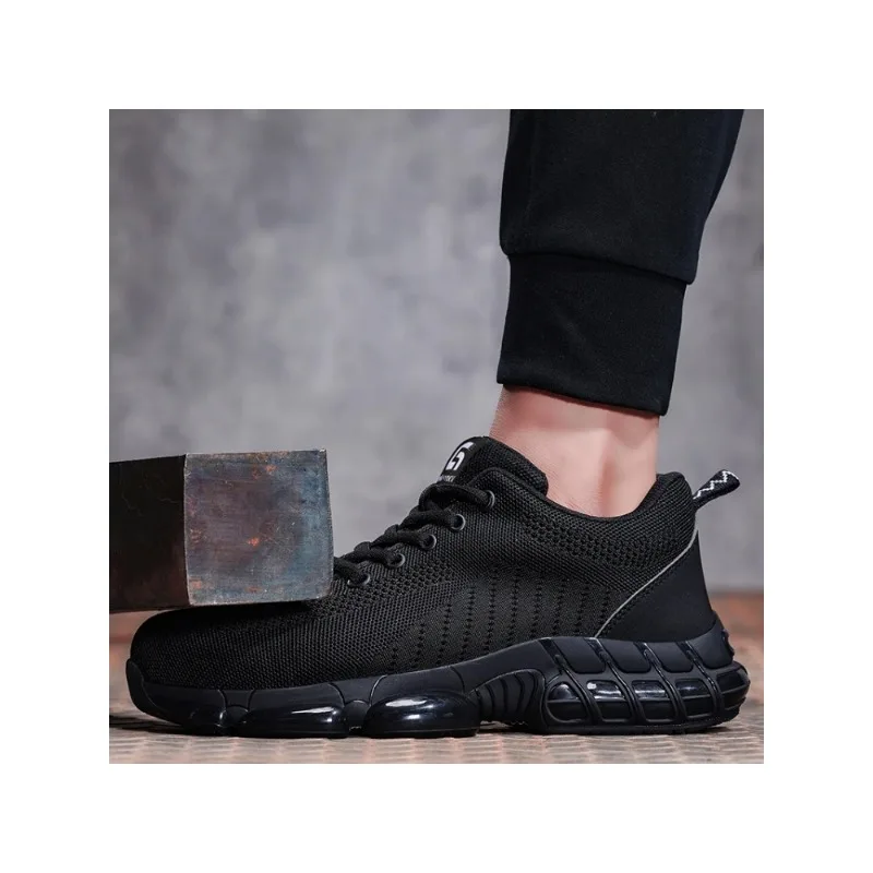 男性用安全靴アンチスマッシングアンチピアシング絶縁10kv耐摩耗性通気性電気技師作業保護靴