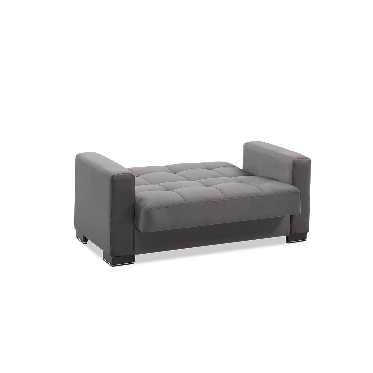 Luxury Modern Sofa Bed with Hidden Storage Upholstered Fabric Sleeper Couch for Living Room Home Apartment Furniture