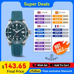 Boderry Seaturtle Titanium Diver Watch Men Luxury Bronze Watches Automatic Mechanical Wristwatch Sport 200M Waterproof Luminous