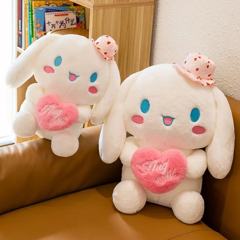 

65 см Большой размер Sanrio Cinnamoroll сердце обнимающая плюшевая кукла милая мультяшная аниме искусственная кукла Спящая обнимающая девушка подарок