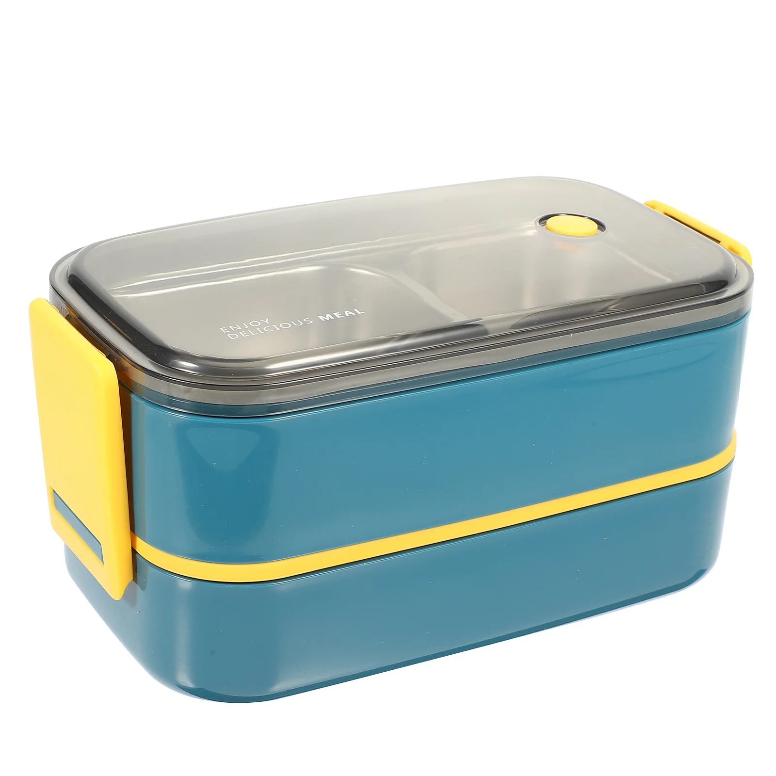 

1Set Insulated Lunch Box Portable Double Layer Bento Container for Office Workers Microwave Safe Food Storage Student