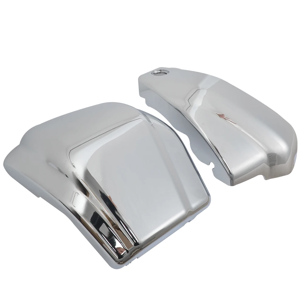 Хромированные мотоциклетные ABS-пластиковые боковые крышки аккумулятора, обтекатель для Yamaha Dragstar Vstar XVS1100 Classic Custom 1999-2011
