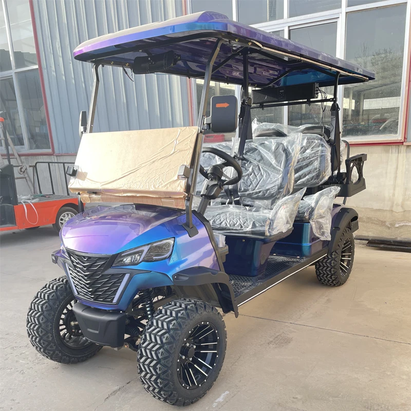 72v 5000W Ac Motor Independent Suspension System Golf Cart Car Buggy 2 4 6 Seater Street Legal Cheap Used Electric Golf Carts