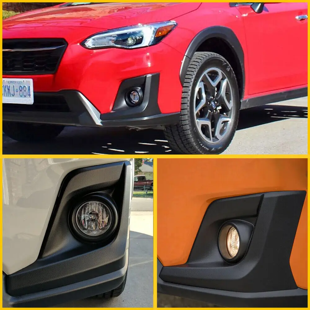 

Fog Lamp Cover Grill Bezel Headlight Front Bumper Fog Light Cover Trim For Subaru Crosstrek XV 2018 2019 2020 57731FL092