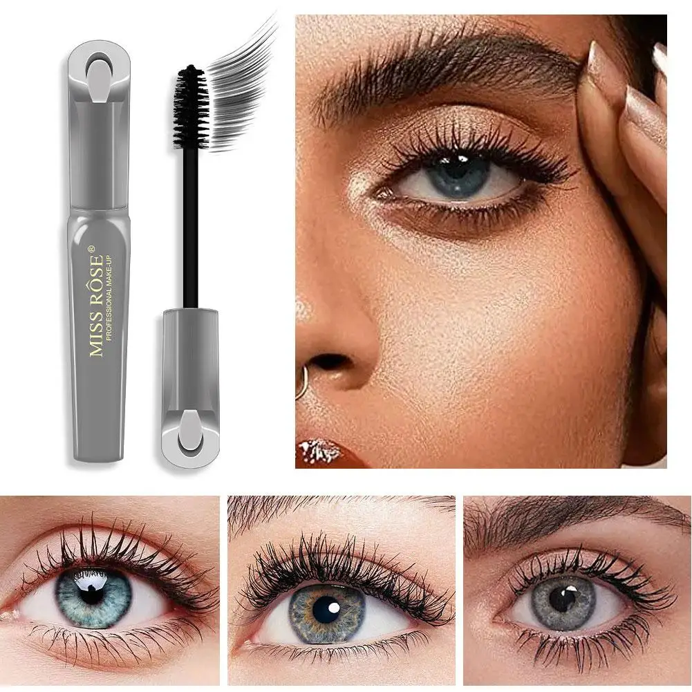 Mascara per Extension ciglia nero estensione Volume e lunghezza Mascara allungante naturale nero più morbido squisitamente ispessimento Fu E8b7