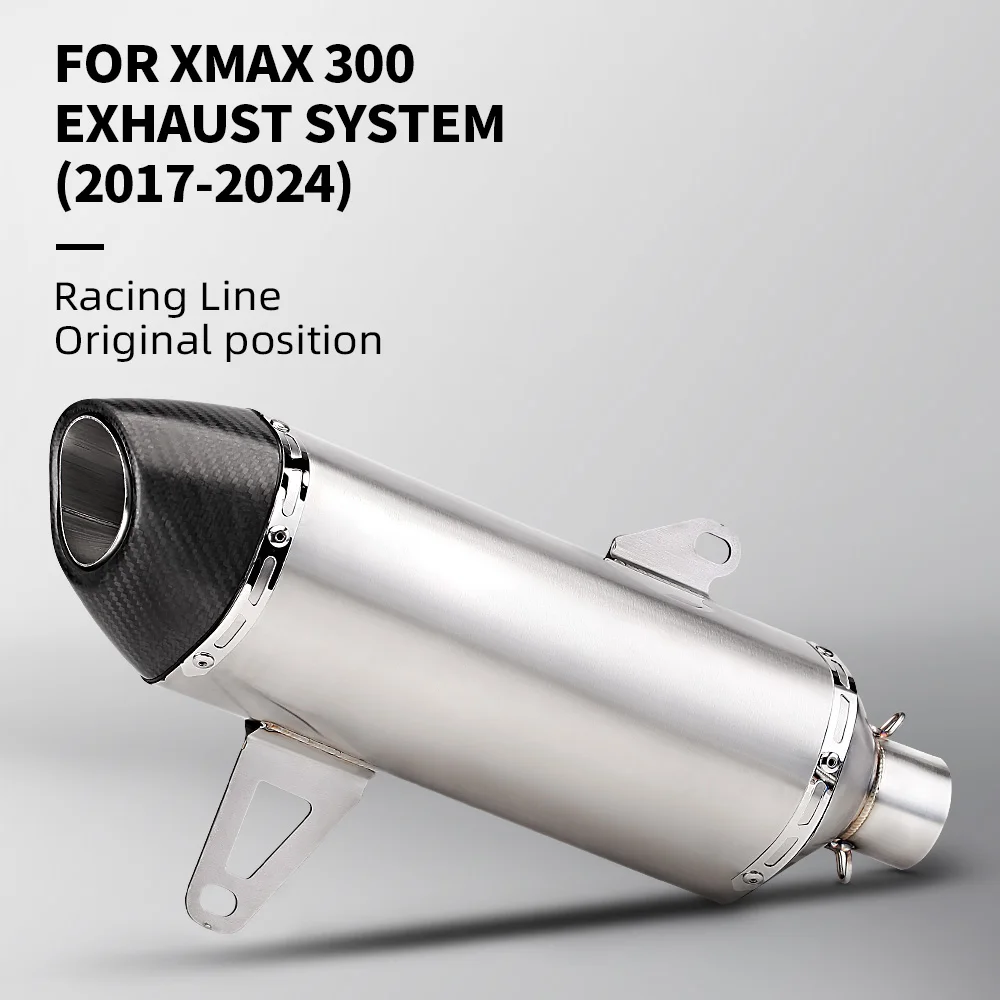 

Спортивная выхлопная система для XMAX300 Pitbike, модификация заднего ряда, полная передняя трубка, обновление производительности мотоцикла DB Killer