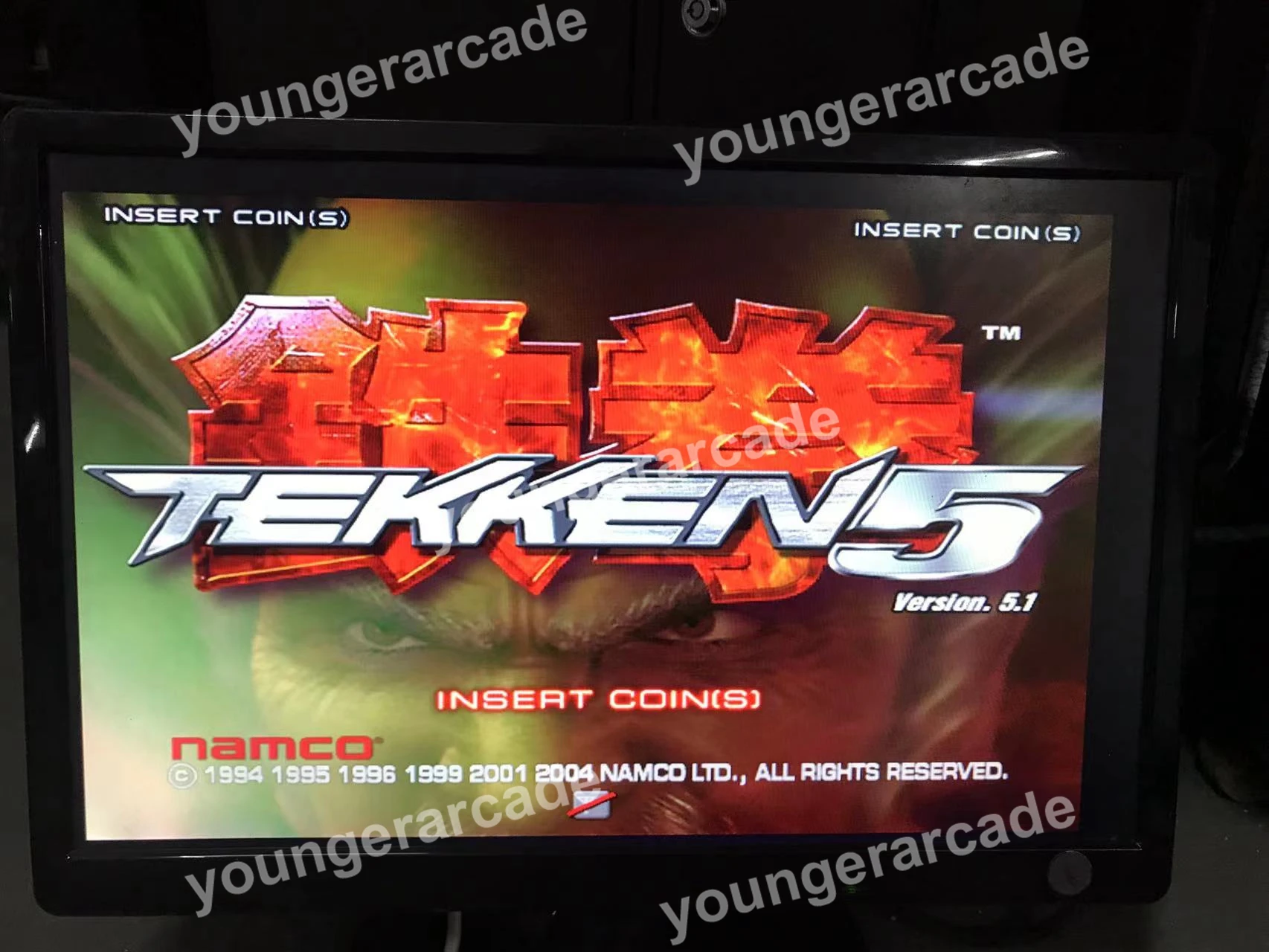 USED Namco System 256 Motherboard Console with Tekken 5 Arcade Game Disc Tested Working