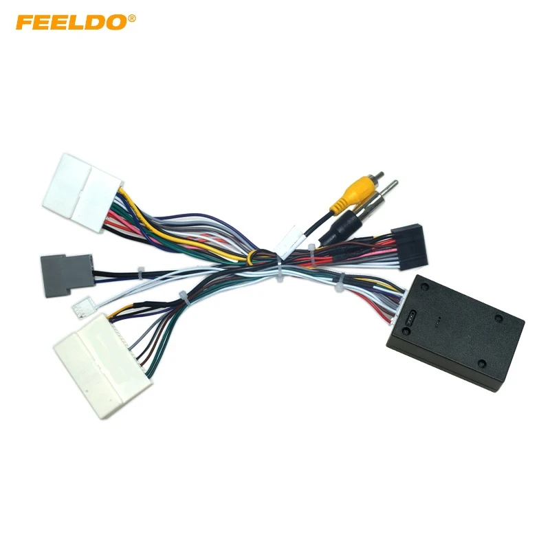 16PIN Android Power Cable Adapter Car Audio for Nissan Sylphy Tiida CD/DVD Player Wiring Harness Accessory