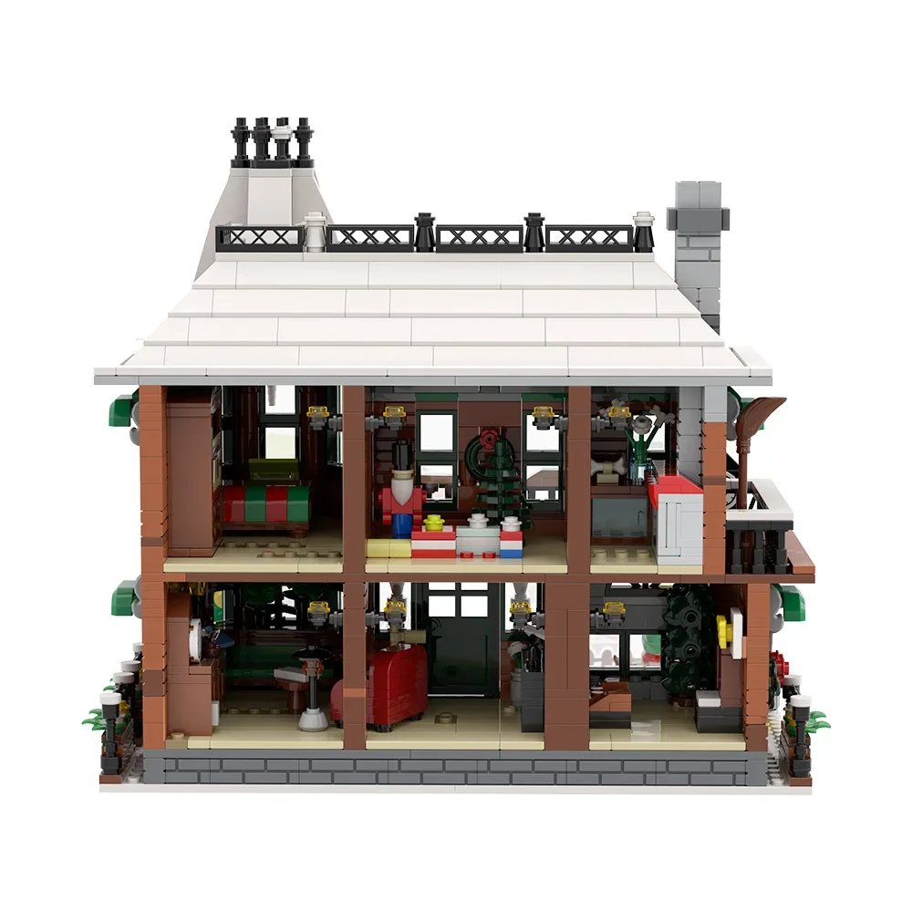 Gobricks MOC È una meravigliosa vita Case Building Block Modello Negozio di Natale Architettura Mattoni creativi Assemblaggio Giocattoli Regali