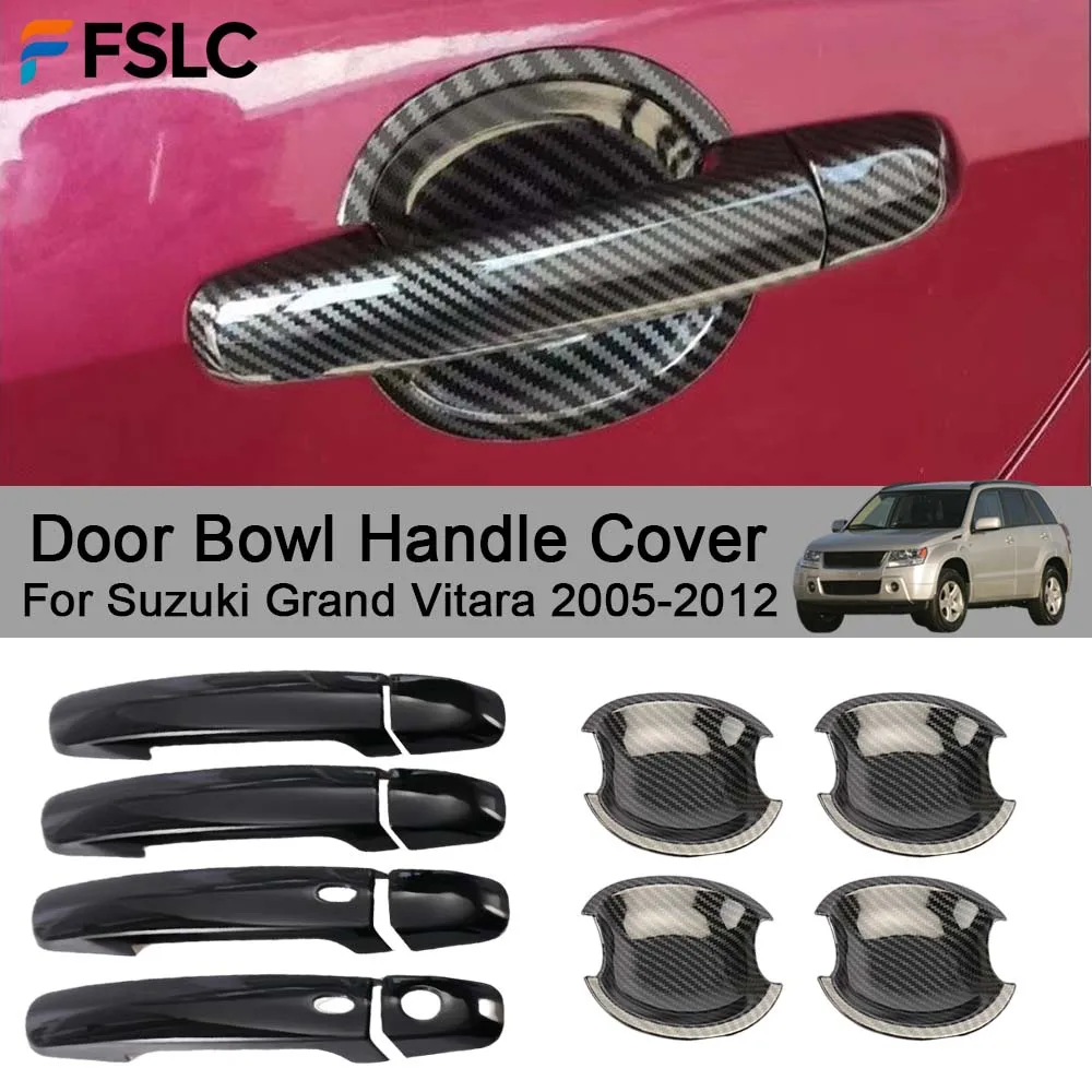 

Cars Accessories Door Handle Cover For Suzuki Grand Vitara 2005-2012 Car Decoration Exterior Styling Upgrade Modify A Car