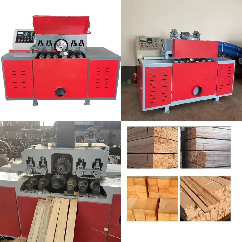 for Used Horizontal Automatic Multi Rip Saw Machine Square Timber Wood Cutting Round Pallet Plank Cutting Core Blade