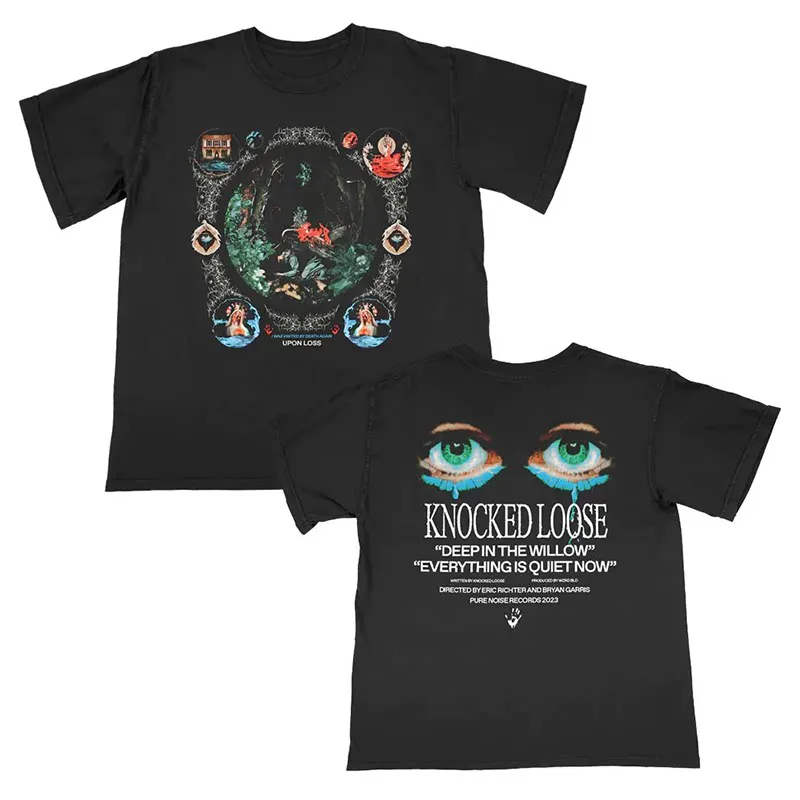 Hot Knocked Loose Band's Metal Hardcore Punk Rock Punk Loose-printed Men's T-shirt New