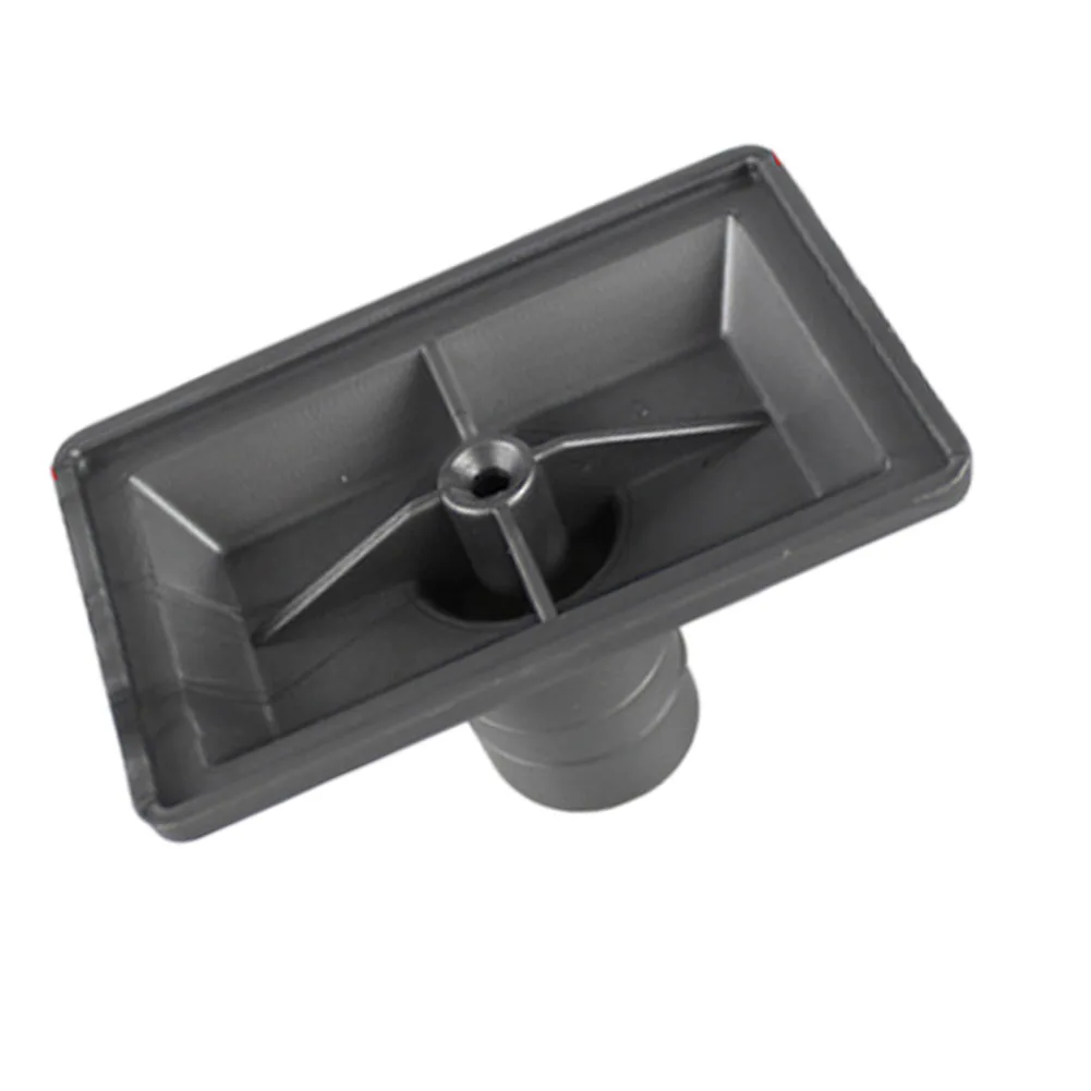 Upward Facing Rectangle Overflow Pipe Head Gray Color for Kitchen Sink Drain Compatibility with Various Drain Line Sizes