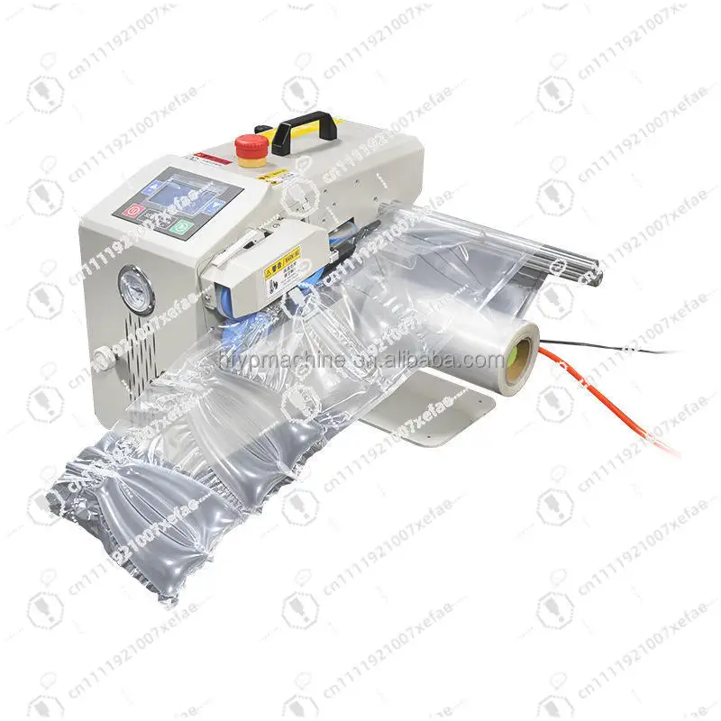 

Inflatable Packaging Bubble Pillow Film Bag Packaging Air Cushion Steel Shoes Stretch Film Bag Foam Roll Packaging Machine