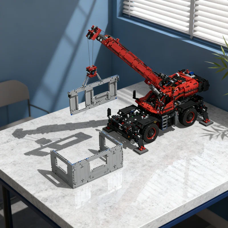 

3829pcs MOC Custom With SBrick Technical Model Building Blocks Construction Christmas Gifts Toy Creative DIY Idea Architecture