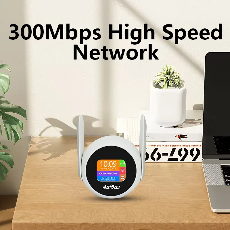 راوتر 4G LTE واي فاي 6 راوتر فتحة بطاقة SIM لاسلكي مع منفذ إيثرنت، نقطة اتصال متنقلة للجيب المحمول للاستخدام المنزلي والسفر في الهواء الطلق #3