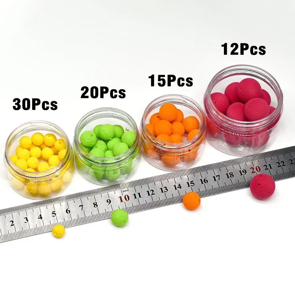 Carp Boilie Bait with Corn Flavor - Floating Artificial Fishing Lure Smell Pop up Bait Carp Fishing Accessory