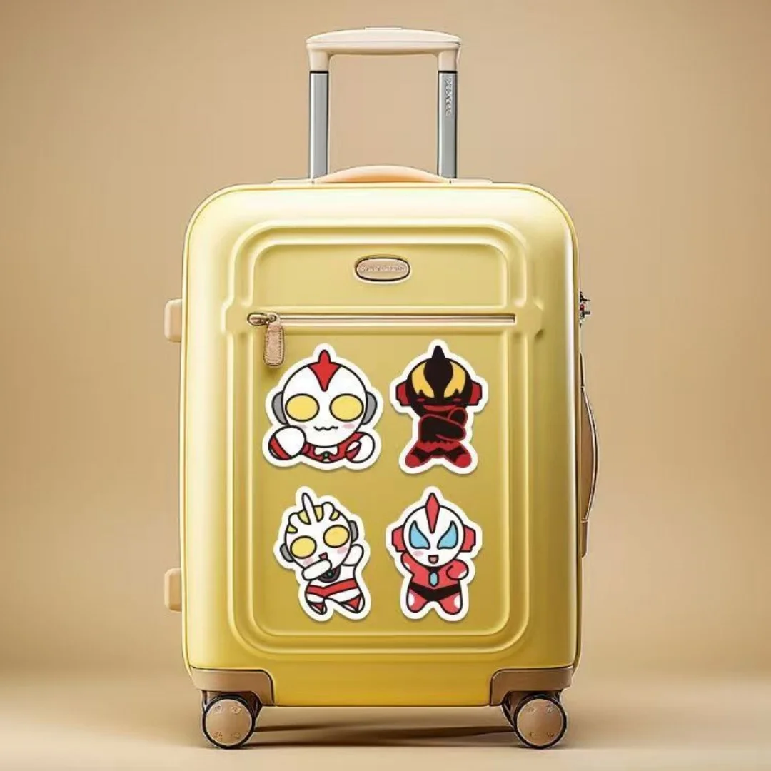 100 قطعة من ملصقات Beast Kingdom Ultraman الكرتونية اللطيفة المقاومة للماء على الجليد وملصقات منزلية من الفينيل القديم