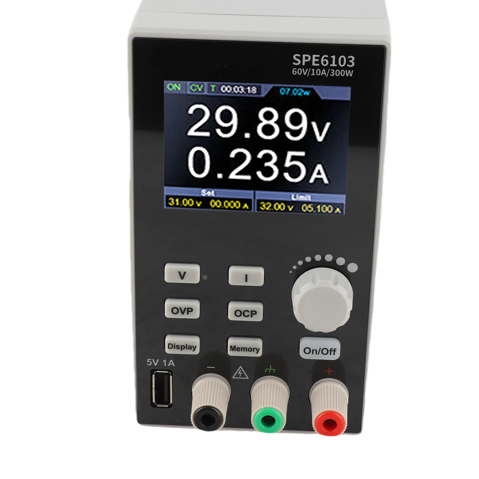 300W Bench  Power Supply  Power Supply Variable  Power Supply SPE6103 Single Channel Output Voltage Regulator  300W