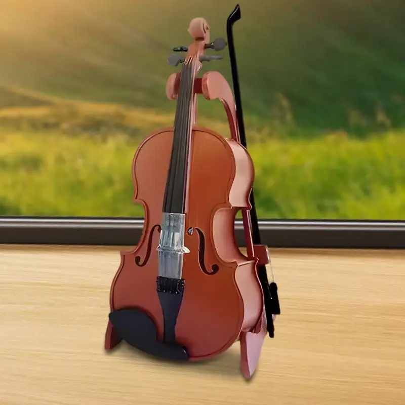 Mini violon, décoration de maison, Instrument de musique, jouet réaliste, modèle de décoration de bureau pour bureau, chevet, bibliothèque, affichage
