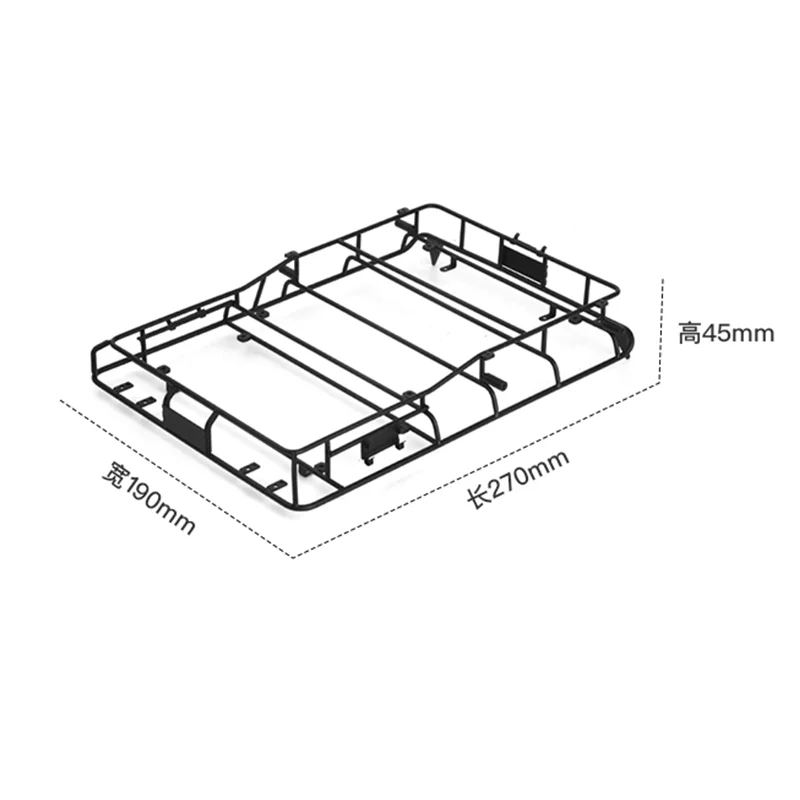 D1RC Metal The Roof Luggage Rack for 1/10 RC Crawler Car Traxxas Defender RC4WD D90 Diy Parts