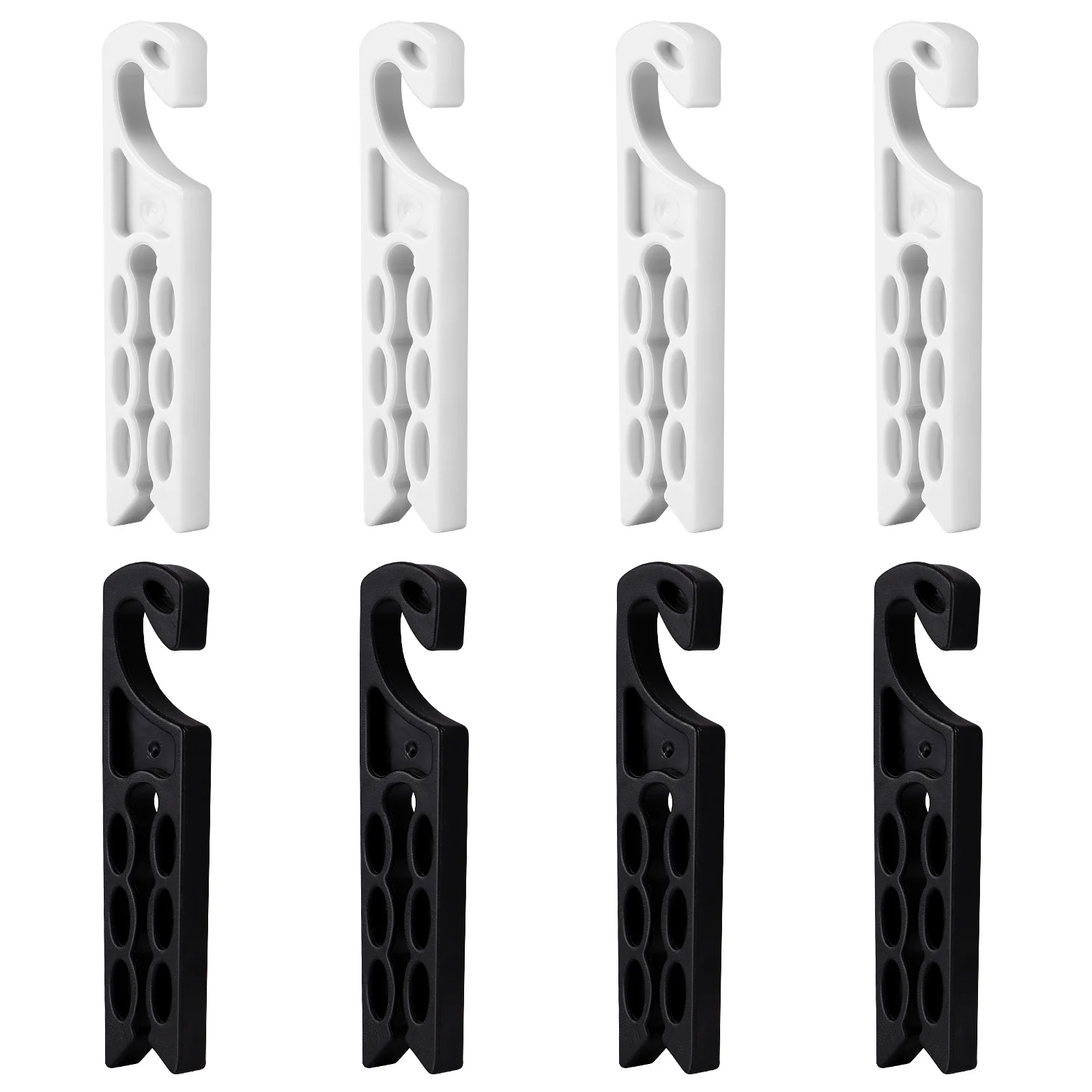 

8pcs Car Air Vent Holder Mount Black White Vent Bracket For Phone Gps Keys Cables Organizer Storage Hook Cradle Hanger