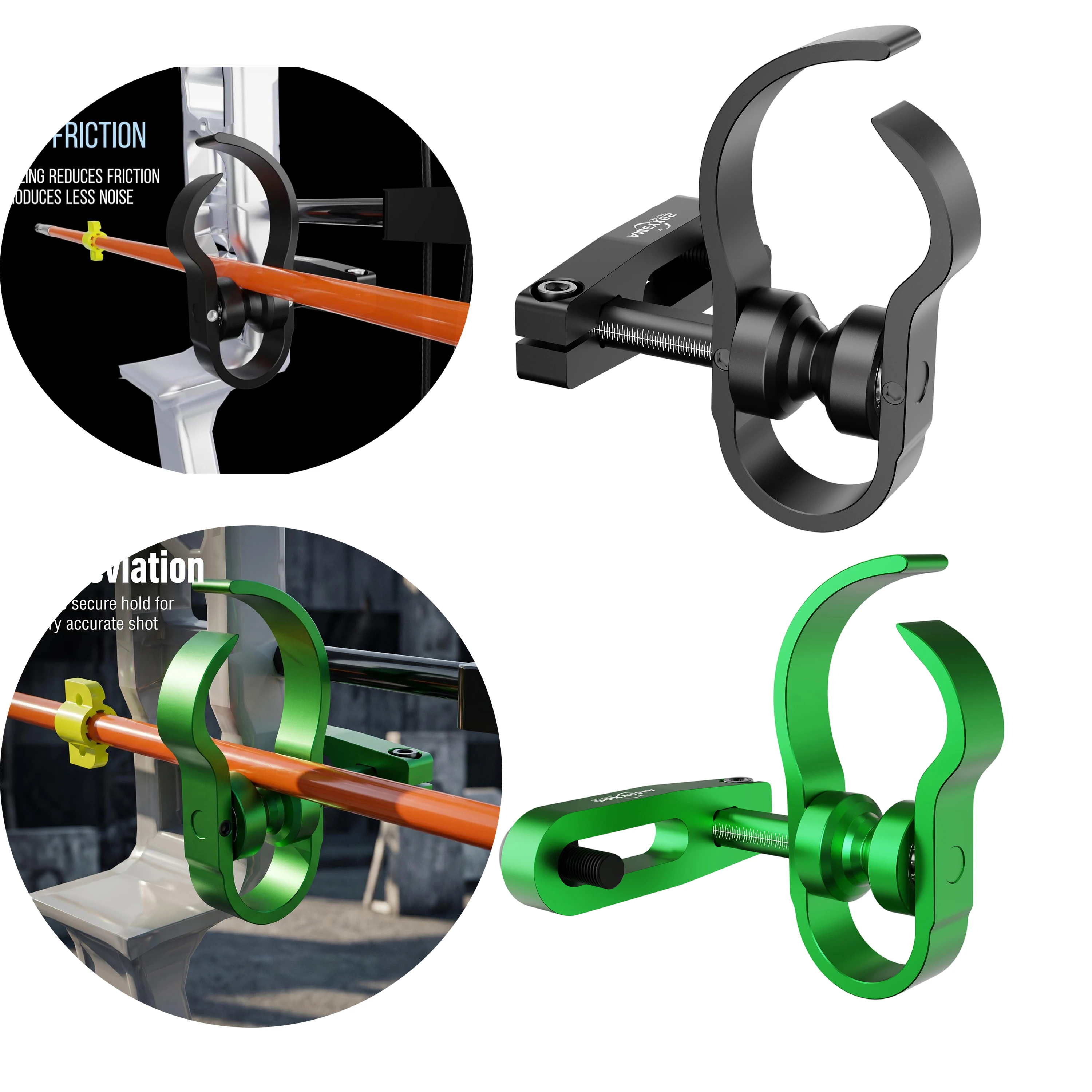 

Fish Hunter Arrow Rest Aluminum 1pc Left Right Hand for Compound Bow Bowfishing Fishing Target Shooting Practice