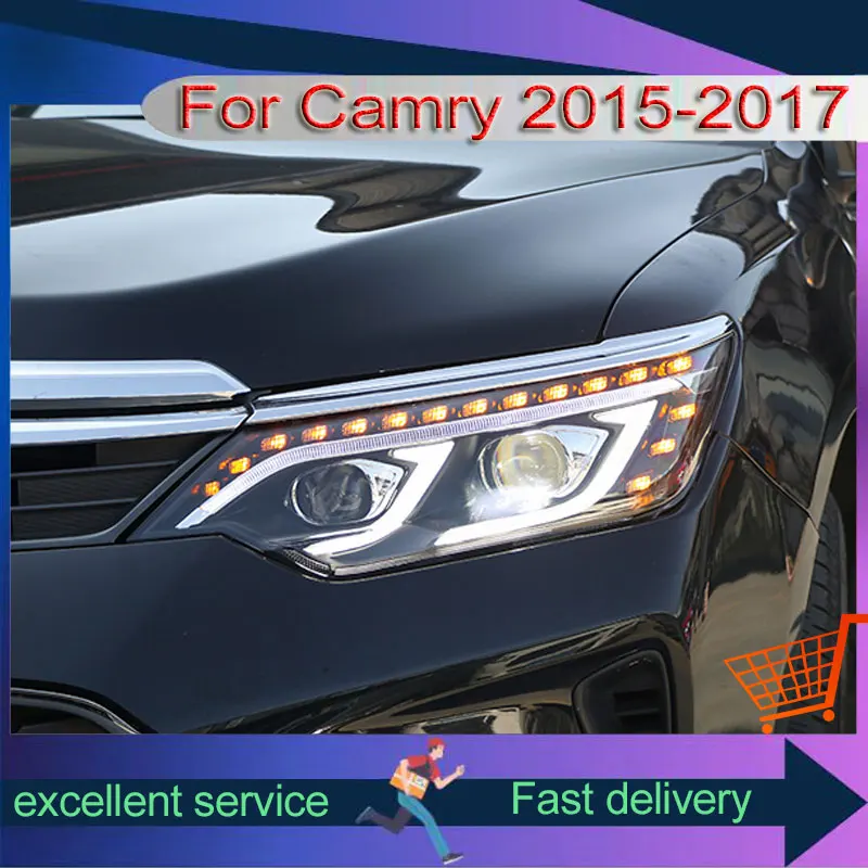 

Автомобильный налобный фонарь для Toyota Camry 2015-2017