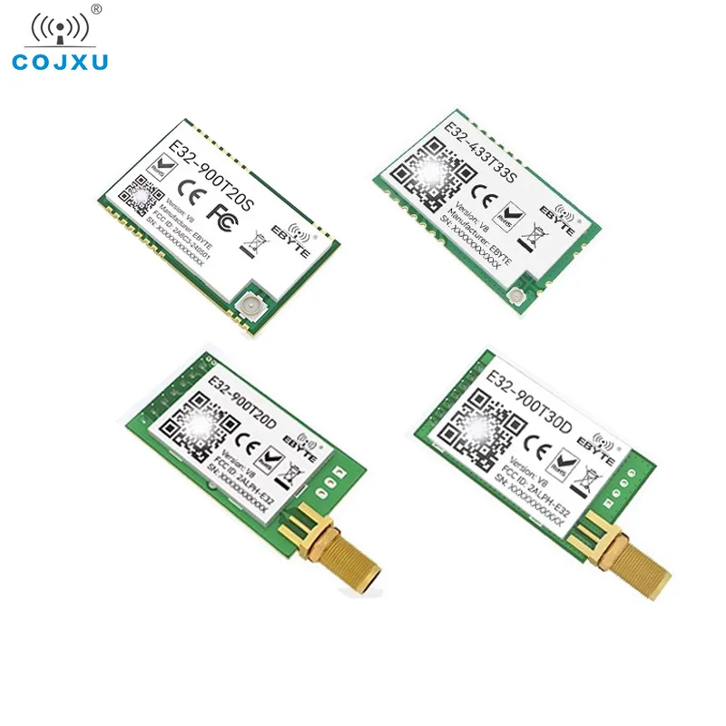 LoRa 868Mhz 915MHz Rf TCXO cojxu E32 UART Series Transceiver Wireless Module Long Range Iot UART Transmitter Receiver