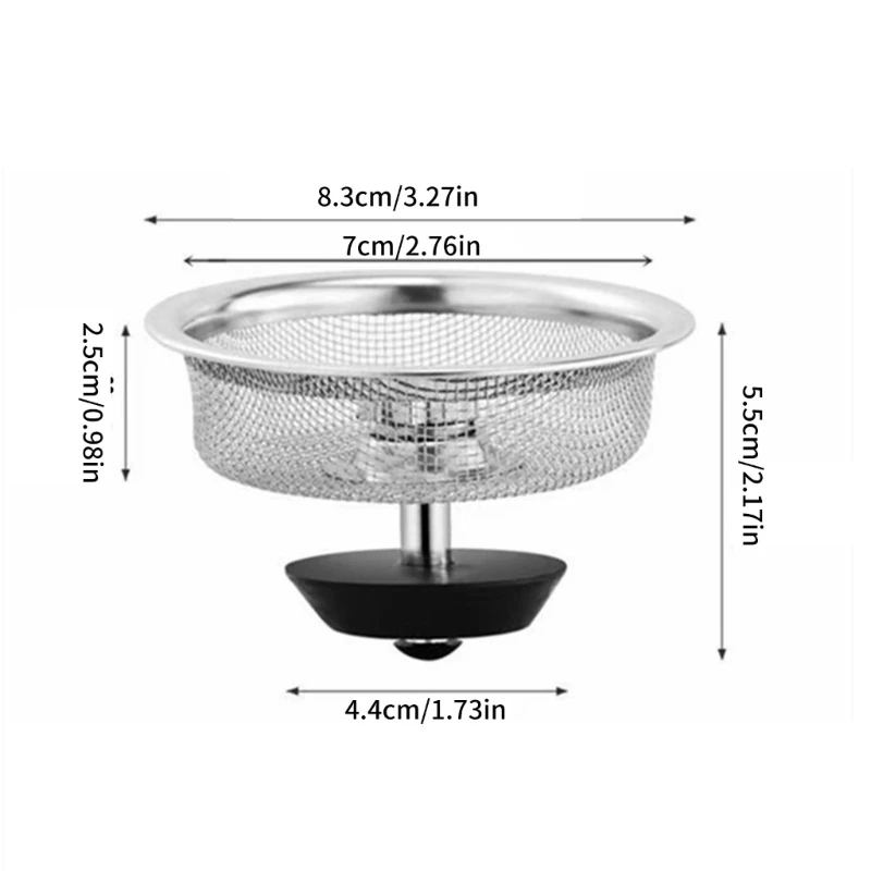 2 uds tapones fregadero repuesto, filtro fregadero duradero y confiable para cocina y baño, envío directo