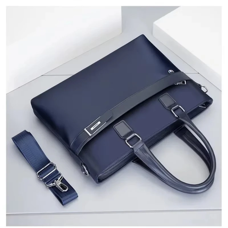 Nuova borsa da uomo in tela impermeabile di grande capacità, borsa a tracolla, borsa a tracolla, valigetta, accessorio da uomo elegante e pratico