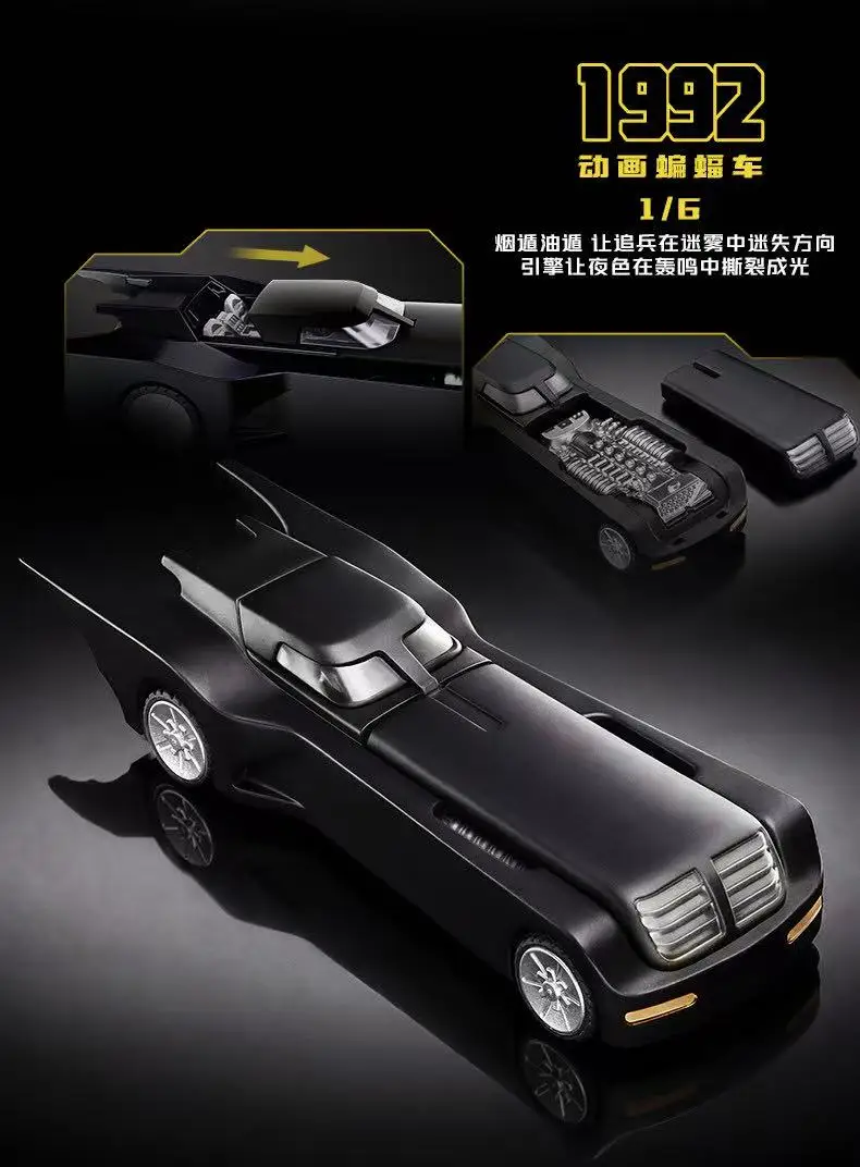 Neue BLOKEES Batmobile Blind Box DCBatman E02 The Dark Knight 1:64 Maßstab Auto DIY Montagemodell Spielzeug Film-Thema Sammlerstück Geschenk – Detail 30