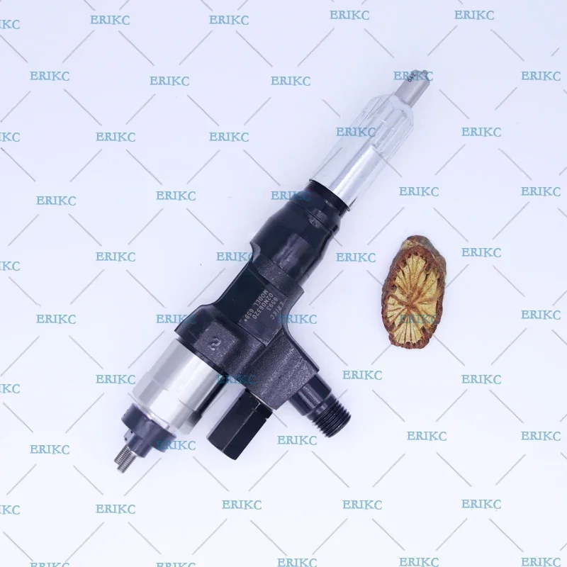 ERIKC 095000-6593 Common Rail Injector Assy 0950006593 Auto Diesel Engine Sapre Part Nozzle For DENSO 6593 HINO J08E 23670-E0010