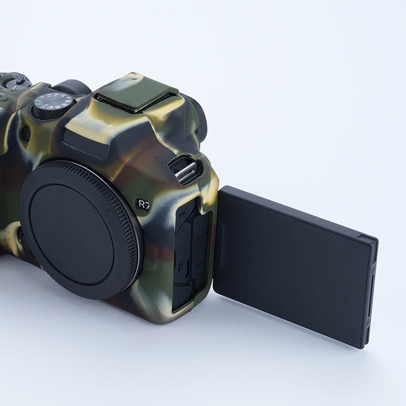 Мягкий силиконовый защитный чехол для камеры Canon EOS R7
