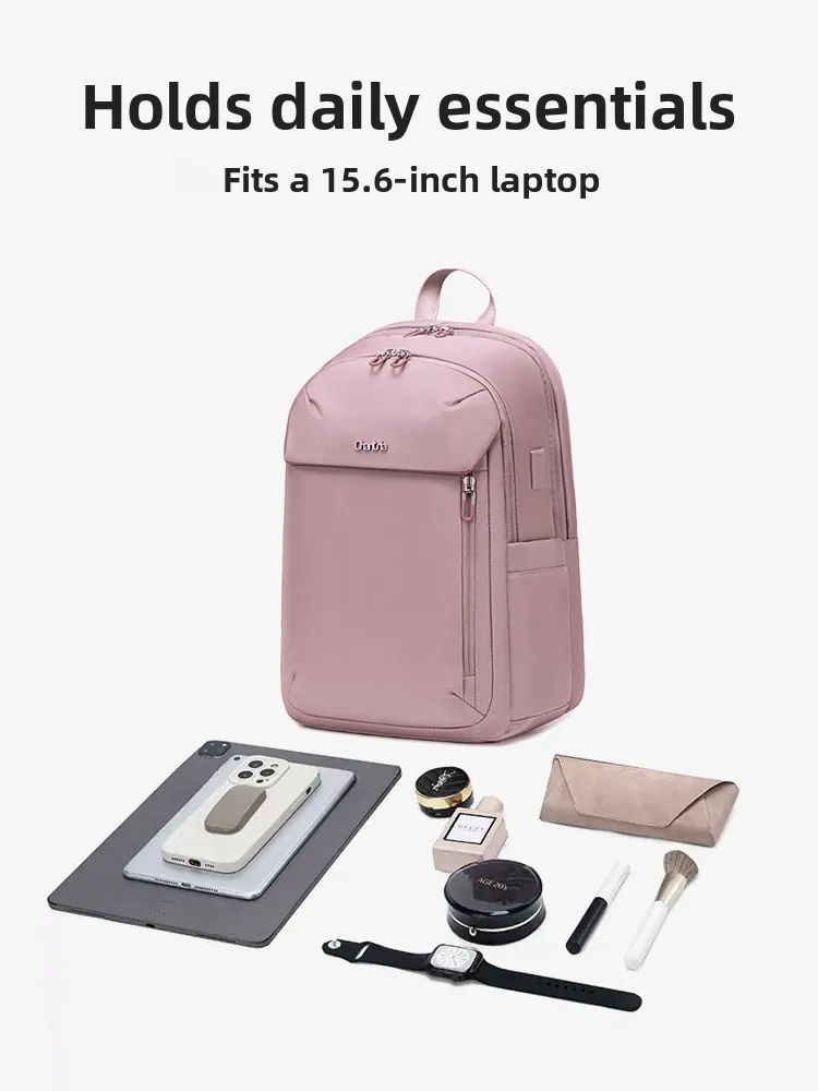 

Chantria Women's Large Capaci Casual Travel Bapa Commuter Laptop Bag Double oulder Bag Soft Fabric Busin Scene