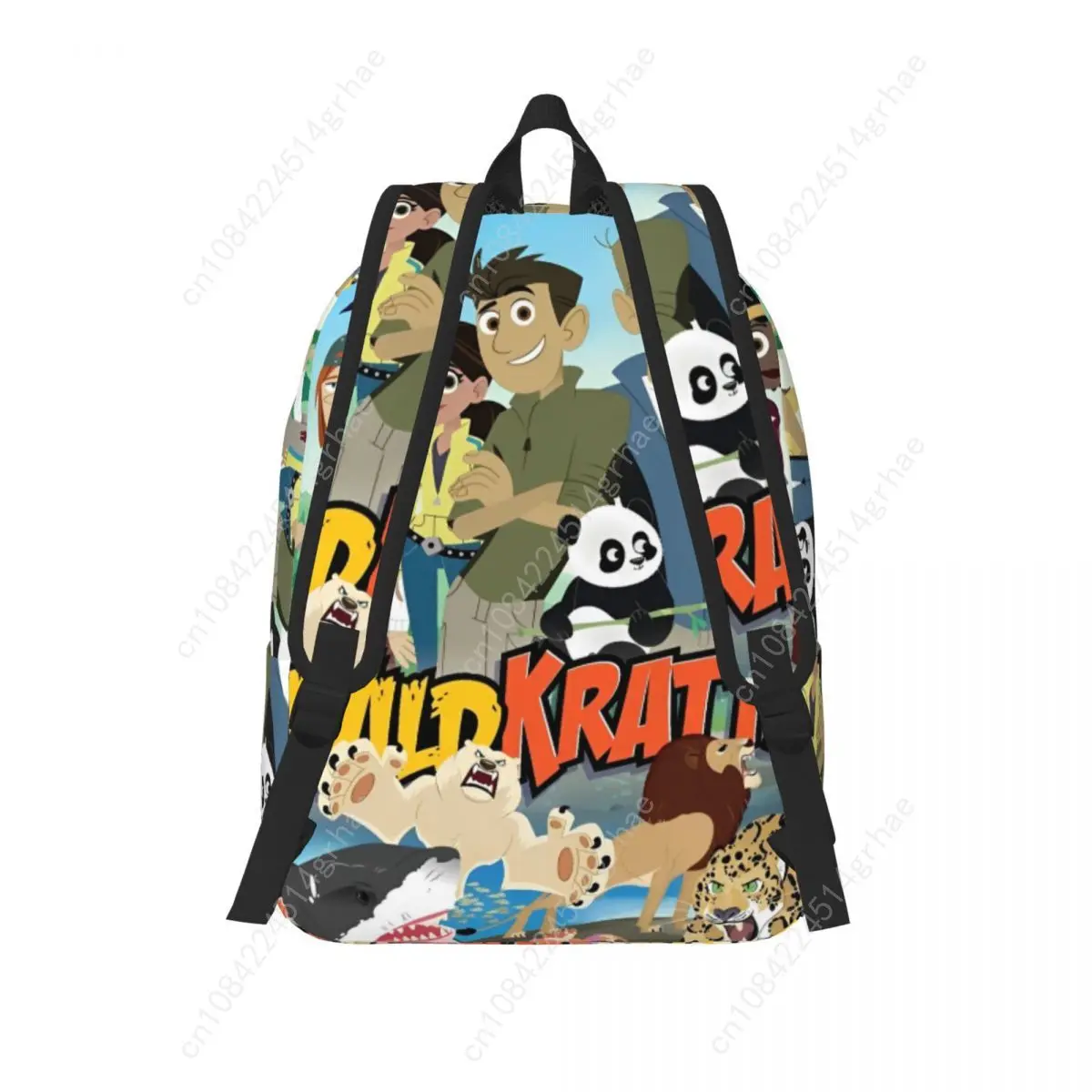 Sac à dos Wild Kratts pour hommes et femmes, sac à bandoulière léger pour étudiants, randonnée, voyage, collège