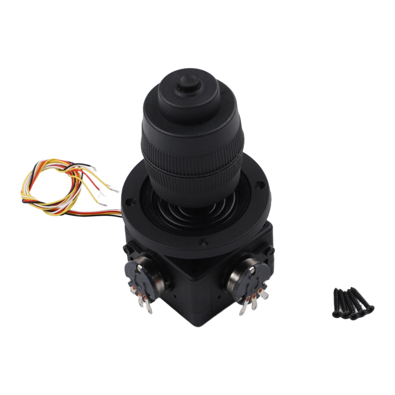 5k Ohm 4-Axis Joystick Potentiometer JH-D400X-R2 With Button For Automation Machine Control Industrial Instrument Tool Accessory view 2