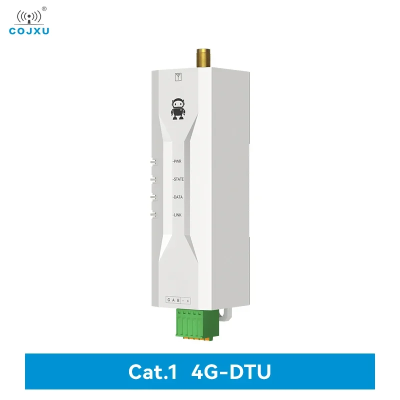 

4G Cat1 RS485 Transparent Transmission MQTT Modbus TCP to RTU Small Size Modem E840-DTU(EC05-485)E 2-Way Socket Link COJXU