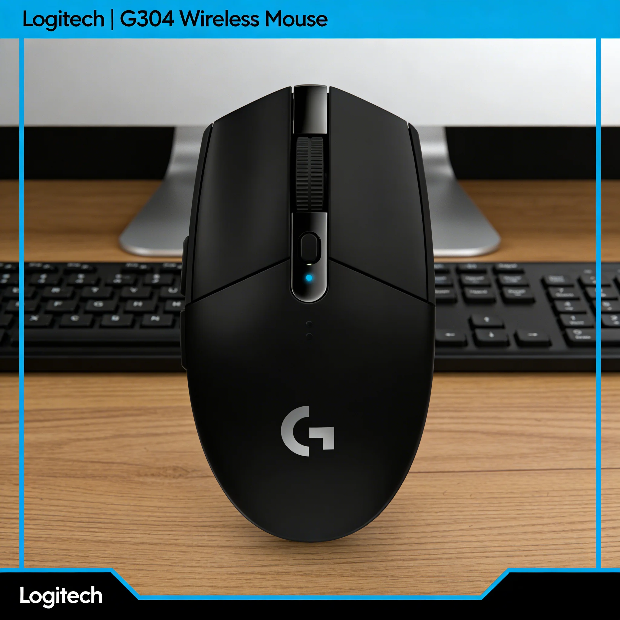 

Беспроводная портативная мышь G304/G305 среднего и малого размера, легкая, для бизнеса