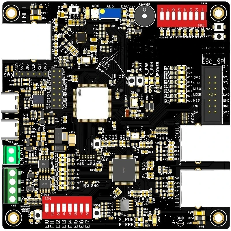 Learning board, development board, based on STM32F4+LAN9252+SOEM