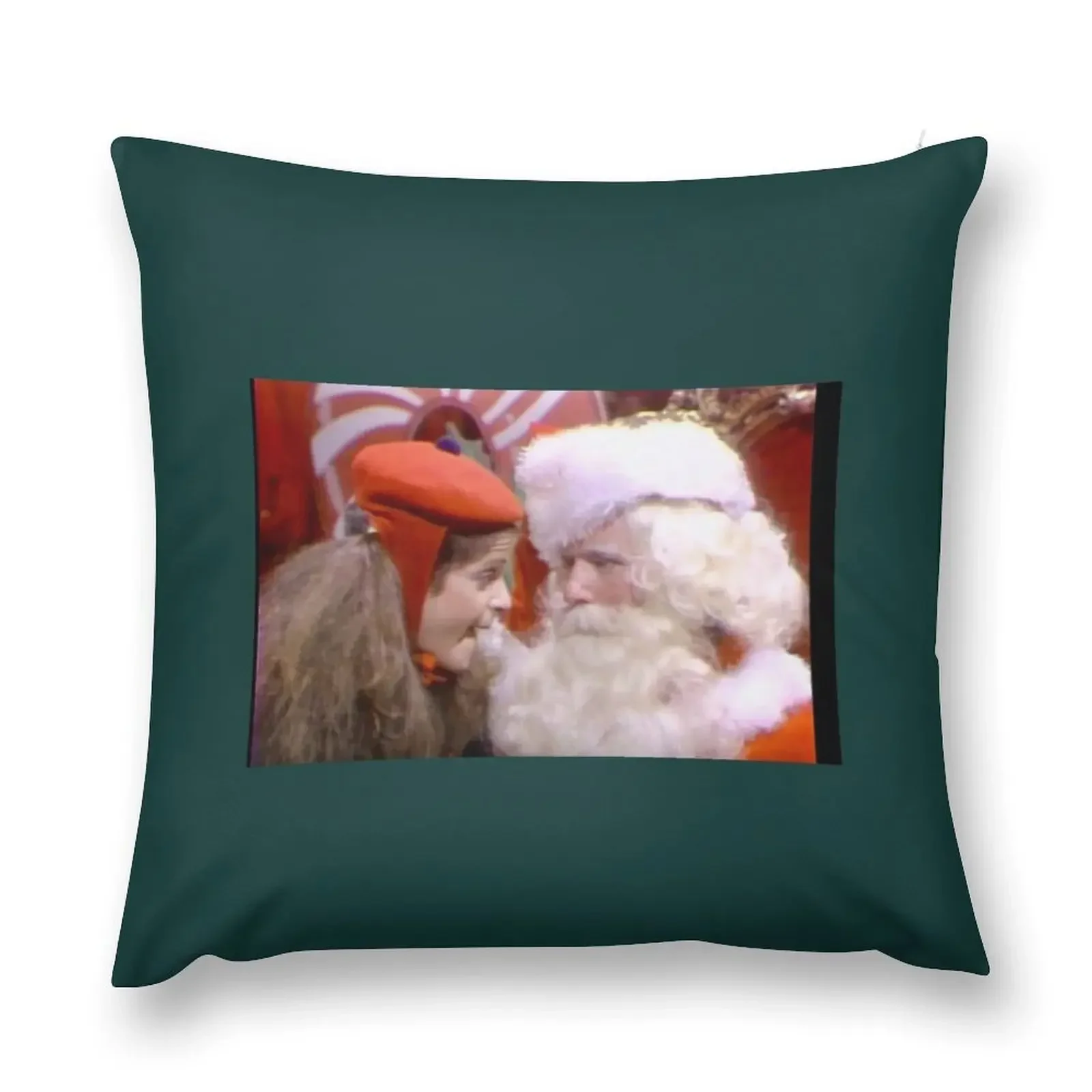 

Gilda sits on Santa's knee Throw Pillow Cusions Cover Cushions For Sofa anime girl pillow