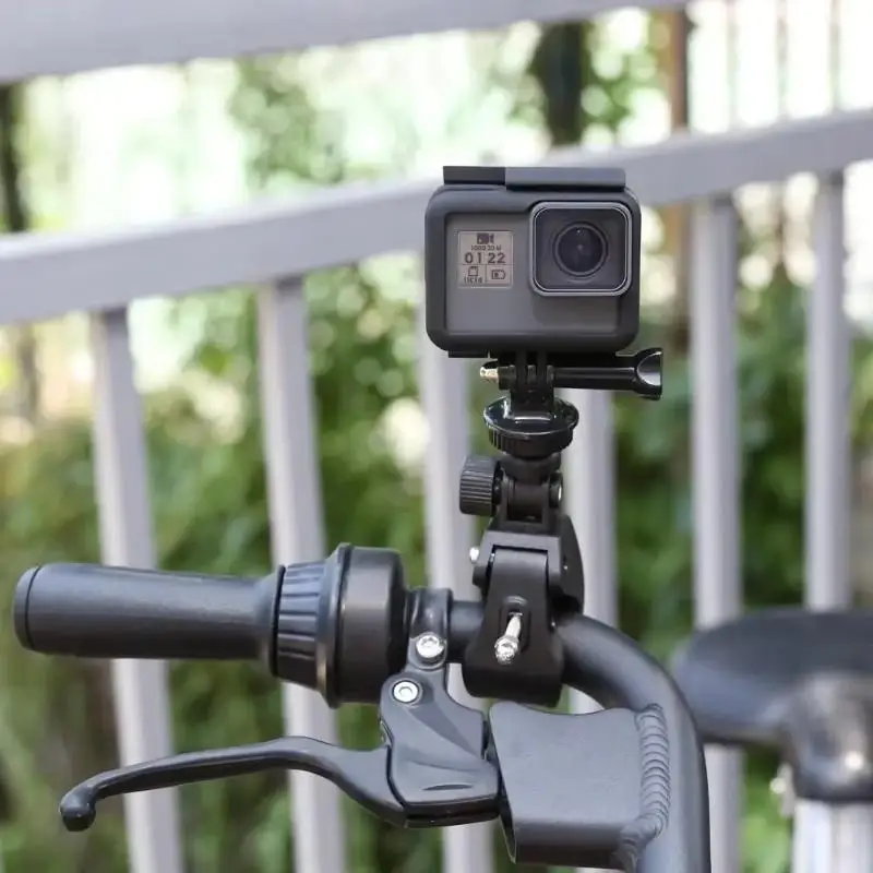 1 Set Bicycle Motorcycle Handlebar Mount Bracket For Insta360 SJCAM Holder Action Camera For 12 11 10 9 8 7 6 5 - view 3