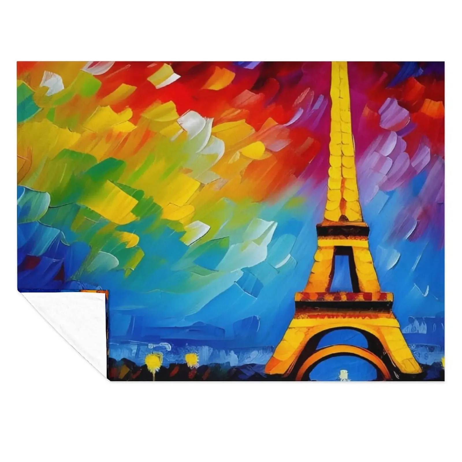 

Eiffel Tower Throw Blanket Cute bed plaid Fashion Sofas Decorative Sofa Blankets